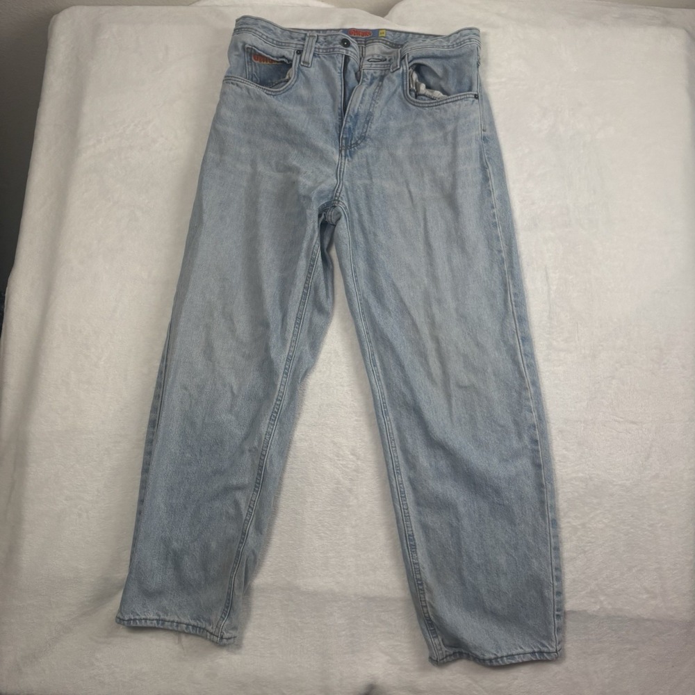 Empyre Loose Fit Blue Jeans Denim Pants Men's Waist 32" x 30" Inseam Stains